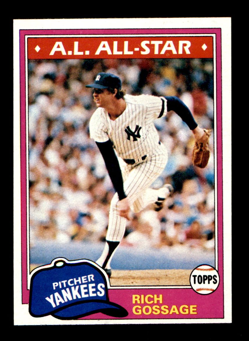 1981 Topps Baseball Complete Set