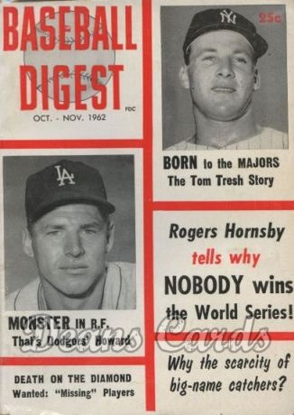 1962 Baseball Digest - Tom Tresh October