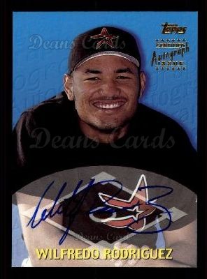# TTA28 Wilfredo Rodriguez - 2000 Topps Traded Autographs