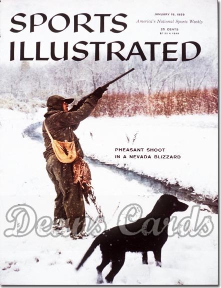 1959 Sports Illustrated - No Label January 19 - Hal Roach (Nevada Pheasant Hunting)