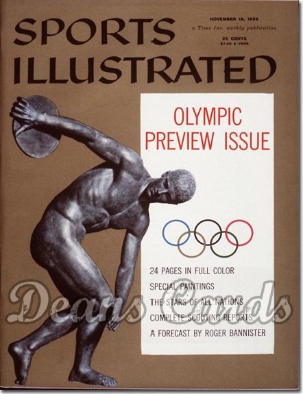 1956 Sports Illustrated - No Label November 19 - Olympic Preview