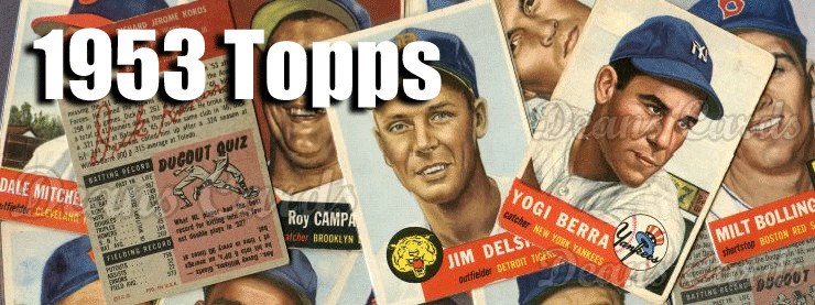 1953 Topps Baseball Cards 