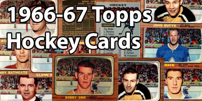 1966-67 Topps Hockey Cards 