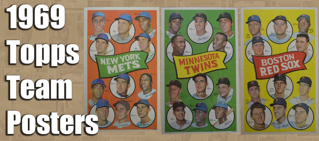 1969 Topps Team Posters 