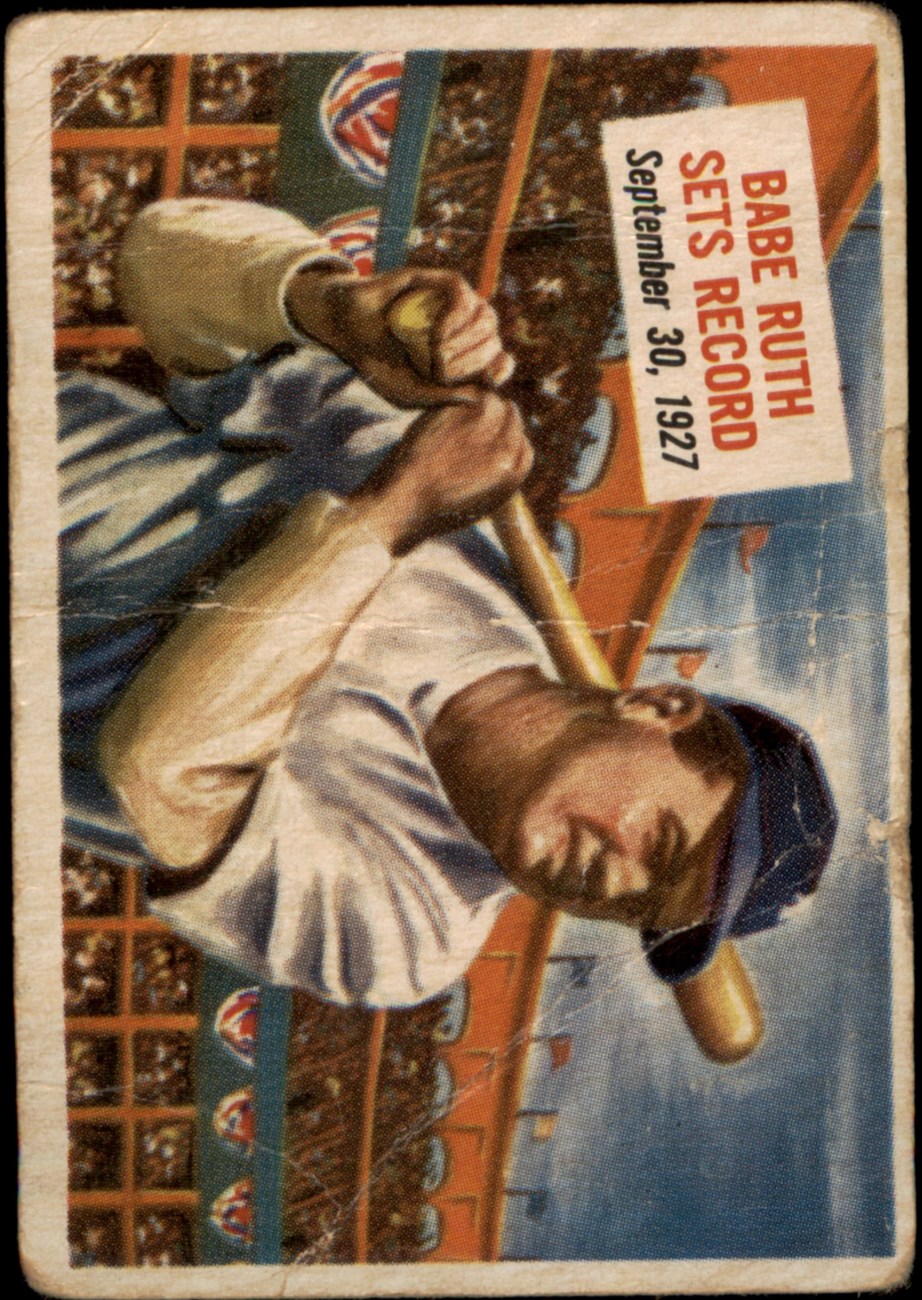 Topps Scoop Sets Record Babe Ruth