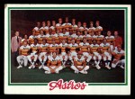 1978 Topps #112 Astros Team Checklist Front Thumbnail