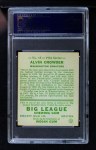 1934 Goudey #15 Alvin Crowder Back Thumbnail