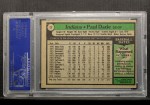 1979 Topps #13 Paul Dade Back Thumbnail