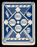 1951 Topps Blue Back #1 Eddie Yost Back Thumbnail
