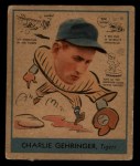 1938 Goudey Heads Up #265 Charley Gehringer Front Thumbnail