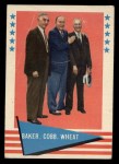 1961 Fleer #1 - Frank Home Run Baker / Ty Cobb / Zach Wheat Checklist Front Thumbnail