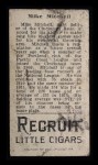 1912 T207 Willie Mitchell Back Thumbnail