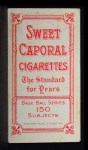 1909 T206 NY Kid Elberfeld Back Thumbnail