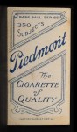 1909 T206 Dolly Stark Back Thumbnail