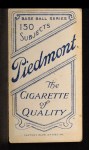 1909 T206 CHI George Browne Back Thumbnail
