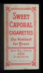 1909 T206 POR Harry Steinfeldt Back Thumbnail