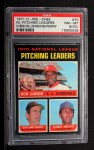 1971 O-Pee-Chee #70 - Bob Gibson / Fergie Jenkins / Gaylord Perry NL Pitching Leaders Front Thumbnail