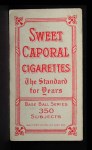 1909 T206 PCH Addie Joss Back Thumbnail