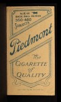 1909 T206 DRK Hal Chase Back Thumbnail