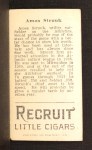 1912 T207 Amos Strunk Back Thumbnail