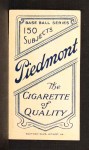 1909 T206 STL Al Shaw Back Thumbnail