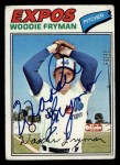 1977 Topps #28 Woodie Fryman Front Thumbnail
