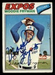 1977 Topps #28 Woodie Fryman Front Thumbnail