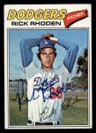 1977 Topps #245 Rick Rhoden Front Thumbnail