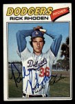 1977 Topps #245 Rick Rhoden Front Thumbnail