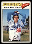 1977 Topps #245 Rick Rhoden Front Thumbnail