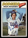 1977 Topps #245 Rick Rhoden Front Thumbnail