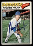 1977 Topps #298 Charlie Hough Front Thumbnail