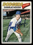 1977 Topps #298 Charlie Hough Front Thumbnail