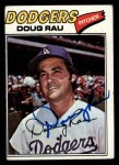 1977 Topps #421 Doug Rau Front Thumbnail