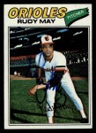 1977 Topps #56 Rudy May Front Thumbnail