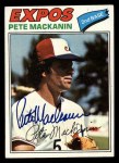 1977 Topps #156 Pete Mackanin Front Thumbnail