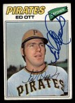 1977 Topps #197 Ed Ott Front Thumbnail
