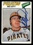 1977 Topps #197 Ed Ott Front Thumbnail