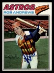 1977 Topps #209 Rob Andrews Front Thumbnail