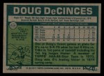 1977 Topps #216 Doug DeCinces Back Thumbnail