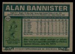 1977 Topps #559 Alan Bannister Back Thumbnail