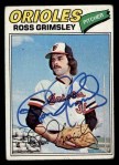 1977 Topps #572 Ross Grimsley Front Thumbnail