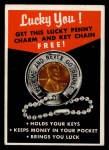 1957 Topps Lucky Penny Card Front Thumbnail