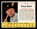 1963 Jello #15 Mickey Mantle Front Thumbnail