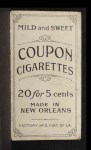 1914 Coupon T213 #136 II Russ Ford Back Thumbnail