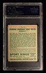 1933 Goudey Sport Kings #2 Babe Ruth Back Thumbnail