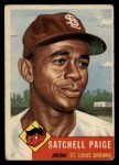 1953 Topps #220 Satchel Paige Front Thumbnail