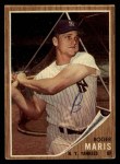 1962 Topps #1 Roger Maris Front Thumbnail