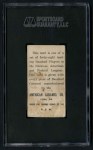 1915 E106 American Caramel - Christy Mathewson Back Thumbnail