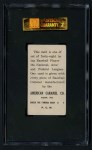 1915 E106 American Caramel - Rube Marquard Back Thumbnail